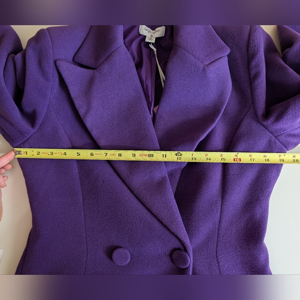 Sergio Hudson x Target Purple Long Coat - Picture 9 of 10